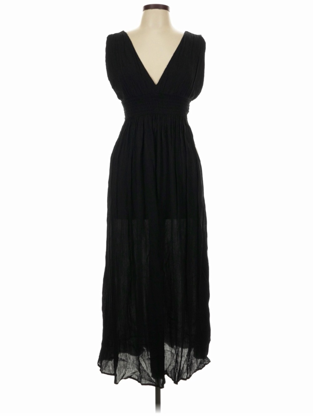 Black V-Neck Maxi Dress - Brand:Just Found